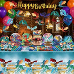 178Pcs Dragon Birthday Party Supplies Set Fantasy Dragon Knight Decoration - Image 6