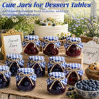 3.4 oz Small Glass Jars with Lids 30PCS, Mini Yogurt Jars for Jam - Image 7