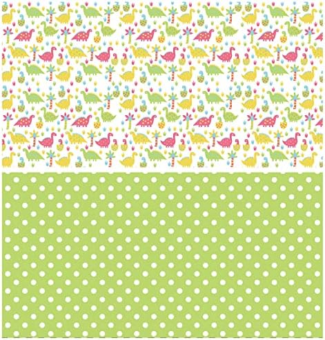 WRAPAHOLIC Jumbo Reversible Dinosaur Wrapping Paper - 24 Inch X 100 Feet Jumbo Roll Dinosaur Design, Perfect for Kids Birthday, Baby Shower - Image 6