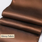50 Pack Satin Brown Chair Sashes Bows for Thanksgiving Halloween Autumn Wedding Birthday Party Deocrations, Brown Sashes for Chair Covers Folding Chairs Chiavari Chairs Decorations - Image 7