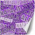 AOFUN Custom Name Wrapping Paper Unique Wrapping Paper Personalized Name Text Custom Gift Tissue Paper Valentine Gift Wrapping Paper 3 Rolls 58" x 23" - Image 3