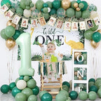 DCJHFJ Wild One Birthday Decorations for Boys Safari 1st Birthday Party - Image 7