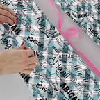 AOFUN Personalized Gift Just Because Gifts For Her Funny Gifts For Friends Love Wrapping Paper Cute Gifts For Best Friends Wrapping Paper Birthday 5 Rolls 58" x 23" - Image 4