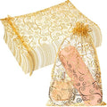 Kigeli 100 Pcs 8x12'' Large Organza Bag Drawstring Gift Pouch, Gold, Vine by Kigeli