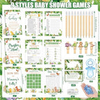 Sherr 476 Pcs Green Dinosaur Baby Shower Games, 6 Activities Pacifier Hunt - Image 3