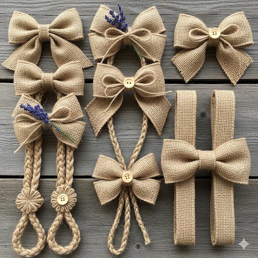 3 Pack - 90 feet Burlap Ribbon 5" x 10 Yards Natural Jute 5 Inch 30ft roll (Natural, 5 Inch X 10 Yards) Total 30 Yards - Image 6