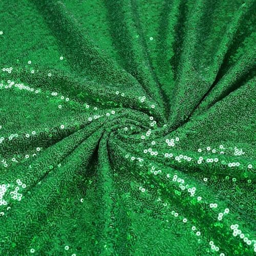 Eternal Beauty Green Sequin Backdrop Curtains, 4 Panels 2x8FT - Image 7
