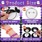 Deekin 101 Pcs Halloween Gender Reveal Party Supplies, Ghost Voting Poster - Image 3