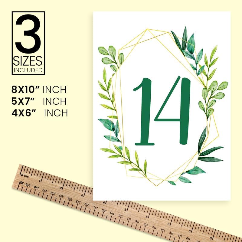 Wedding Art Wedding Table Number Cardss 1-100 Double Sided For Reception Event Party Baby Shower Birthday 4x6 - Image 4