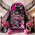 Tegeme 7.2ft Breast Cancer Awareness Decorations Arch Backdrop Cover by Tegeme