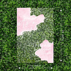 Andaz Press Custom Large Baby Shower Welcome Sign, 16" x 24", Watercolor Pink 'It's A Girl' Personalized Acrylic Welcome Sign for Sprinkle & Shower Decor - Image 4