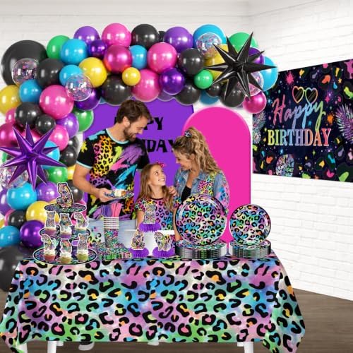 Cheetah Birthday Decorations, All In One Decor Set for 20 Guests - Image 6