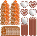 50 Set Cielito Lindo Mexican Baby Shower Party Favors, Heart-Shaped Mirrors with Organza Bags & Thank You Cards, Brown Talavera Party Gifts Bulk for Guests Bridal Shower Wedding Gender Reveal Party by Elasign
