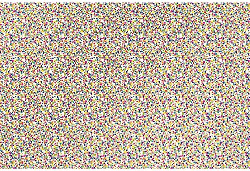 Jillson Roberts 20" x 30" Printed Birthday Gift Tissue, Party Confetti White (48 Folded Sheets) - Image 3