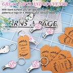 Bokon 150 Pcs Footprint Nail Clipper Opener Baby Shower Gifts, Girl, Pink - Image 3