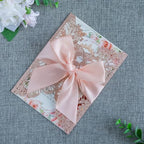 20 PCS 5.12x7.2 Butterfly Personalized Quinceanera Invitation, Customized XV Anos Laser Cut Invitation Cards with Envelopes (Rose Gold Personalized) - Image 4