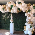 98Pcs Balloon Garland Arch Kit, Gold Confetti Latex Balloons for Wedding Kids Jungle Birthday Party Decorations Baby Shower Balloon Arch Kit (Color : 98pcs Set) by Unknown