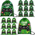 Roowest 36 Pcs Video Game Party Favor Bags for Kids, Green by Roowest