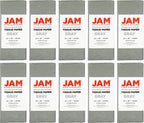 JAM Paper Tissue Paper - Silver/Grey - 100 Sheets/Pack - Image 5