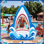 Funrous 5 ft Shark Mouth Cardboard Stand-up Party Decor, 1 Pcs - Image 4