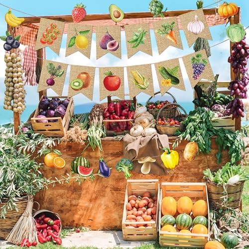 Kriyokiaa Locally Grown Baby Shower Decorations and Vegetable Banner - Image 2