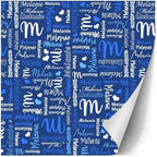 AOFUN Custom Wrapping Paper Gift Wrapping Paper Personalized Gift Unique Wrapping Paper Happy Anniversary Wrapping Paper 3 Rolls 58" x 23" - Image 3