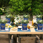Tinlade 30 Pcs Thank You Gift Bags Small with Tissue,Dark Blue - Image 5