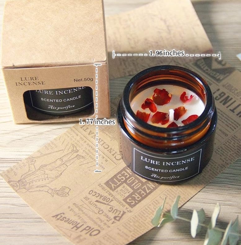 50 Pcs Personalized Gifts for Women with Names, Customized Scented Candles, 1.5oz Amber Glass Jar Candles Custom Bridal Shower Gifts for Bride, Best Wedding Gifts for Bridal Shower - Image 2