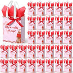 Willinglong 50 Set Baby Shower Gifts Bag for She's Ready to Pop Party Favor by Willinglong