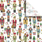 Jillson Roberts Premium Bulk 20" x 30" Printed Tissue For Wrapping and Gift Bags, Traditional Nutcracker, 240 Sheets by JILLSONROBERTS