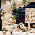 98Pcs Balloon Garland Arch Kit, Gold Confetti Latex Balloons for Wedding Kids Jungle Birthday Party Decorations Baby Shower Balloon Arch Kit (Color : 98pcs Set) - Image 4