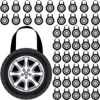 Silkfly 48 Pcs Racing Car Party Favor Tote Bags Non Woven for Kids Birthday by Silkfly