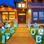 Its a Boy Decorations Yard Signs, 11 Pcs, 16 In, Baby Shower Lawn Sign - Image 5