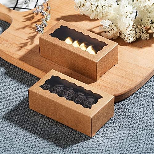 JCXGRVC small treat boxes with window - 100pcs candy box for chocolate - Image 4