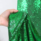 Green Sequin Backdrop 4 Panels 2FTx8FT Glitter Wedding Photo Backdrop - Image 4