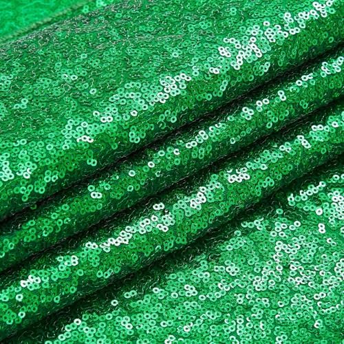 Dark Green 10ftx10ft Sequin Backdrop Curtain Glitter Christmas Background - Image 4