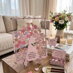 Quinceañera Guest Book Alternative, Wooden Drop Box Frame, Butterfly Chips - Image 2