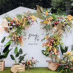 Metal Wedding Arch Stand,Set of 2 Curved Top Arch Backdrop Stand Wedding Arches for Ceremony Birthday Anniversary Baby Shower Floral Stand Background Decoration (White,7.8FT & 6.7FT) - Image 5