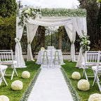 2 Pcs 5.8ft Artificial Baby Breath Flower Vines, Babys Breath Artificial Flowers Real Touch Faux Gypsophila Hanging Fake Baby's Breath Garlands for Wedding and Baby Shower Decor（White） - Image 6