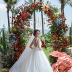 Wokceer 8FT Arch Backdrop Stand Gold Metal Wedding Arch Backdrop Stand - Image 3