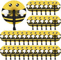 Taiyin 24 Pcs Bee Paper Fans Party Supplies Decorative Handheld Party Favor by Taiyin