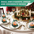 Thenshop 50 Pcs Clear Cupcake Boxes Individual 3.5 Inch, Green - Image 5