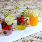 Kate Aspen 36PCS Small 4 oz. Glass Jars with Lids and Handles, Mini Mason Jars Mugs, Drinking Glass and DIY Favor Decor, Wide Mouth - Image 6