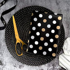 WRAPAHOLIC Reversible Wrapping Paper - 24 inch X 65.6 feet Jumbo Roll Black and Gold Design for Birthday, Holiday, Aniversary Wrap - Image 4