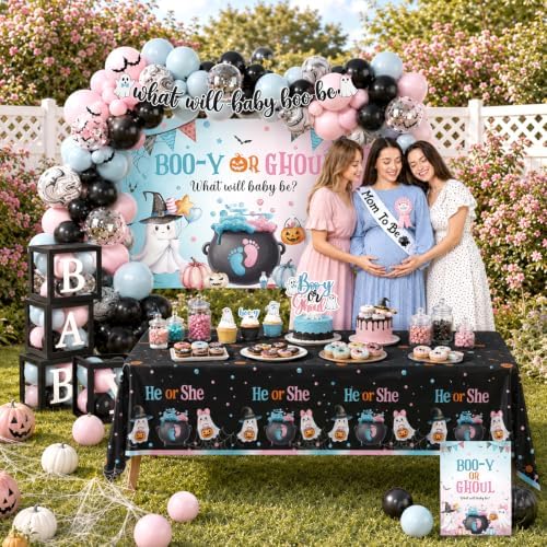 Halloween Gender Reveal Decorations Booy or Ghoul for Halloween Baby Shower - Image 5