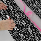 AOFUN Personalized Wrapping Paper with Name/Text Wrapping Papper Designer Wrapping Paper Baby Christmas Wrapping Paper Custom Name Gift 3 Rolls 58" x 23" - Image 4