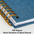 Scrapbook Photo Album, Linen Covered, 12x12 Inches, 40 Sheets/80 Pages - Image 5