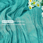 12Pack Teal Green Cheesecloth Table Runner 20x120 inch Gauze Table Runner - Image 4