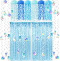 Soulchen 20 Pcs Jellyfish Lantern with Curtain Bubble Streamer, Blue by Soulchen