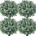 Serwalin 260PCS Mixed Eucalyptus Stems Bulk, Faux Greenery Stems by Serwalin